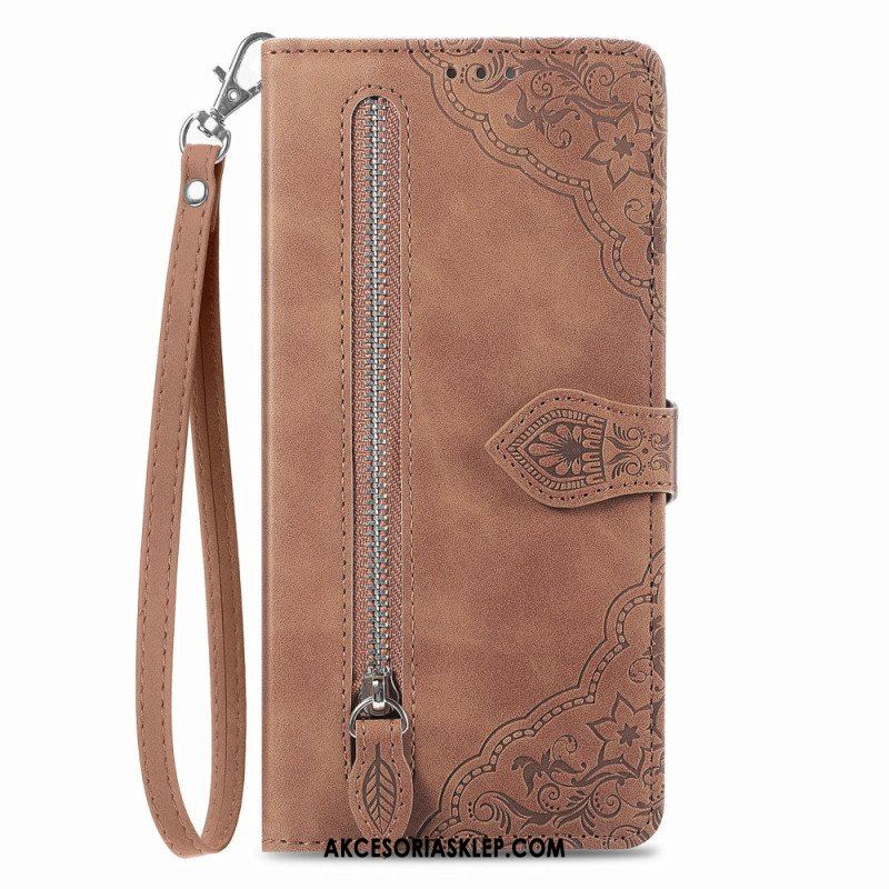 Etui Folio do Samsung Galaxy A54 5G Koronkowa Portmonetka