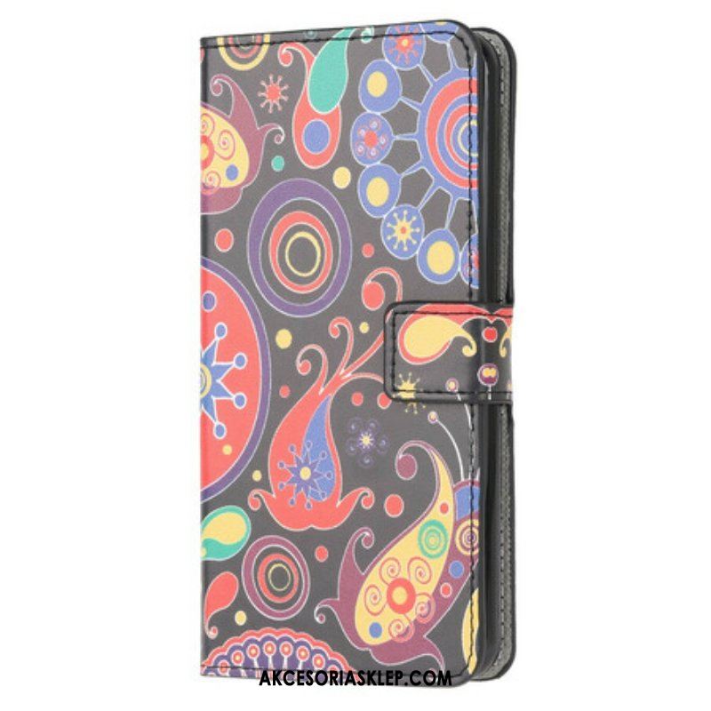 Etui Folio do Samsung Galaxy M12 / A12 Projekt Galaktyki