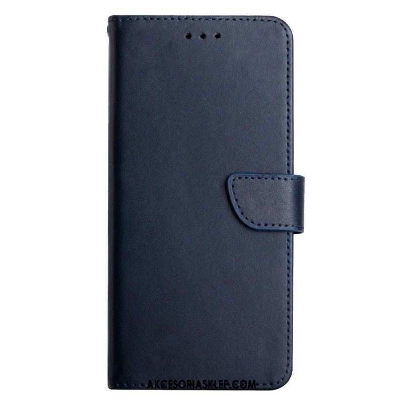 Etui Folio do Samsung Galaxy M13 Prawdziwa Skóra Nappa