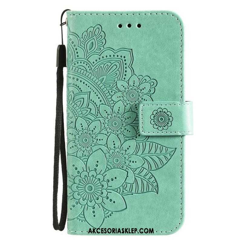 Etui Folio do Samsung Galaxy M32 Kwiatowa Mandala