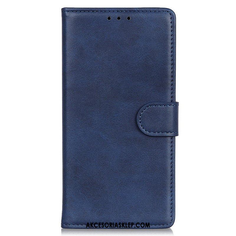 Etui Folio do Samsung Galaxy M33 5G Matowa Sztuczna Skóra