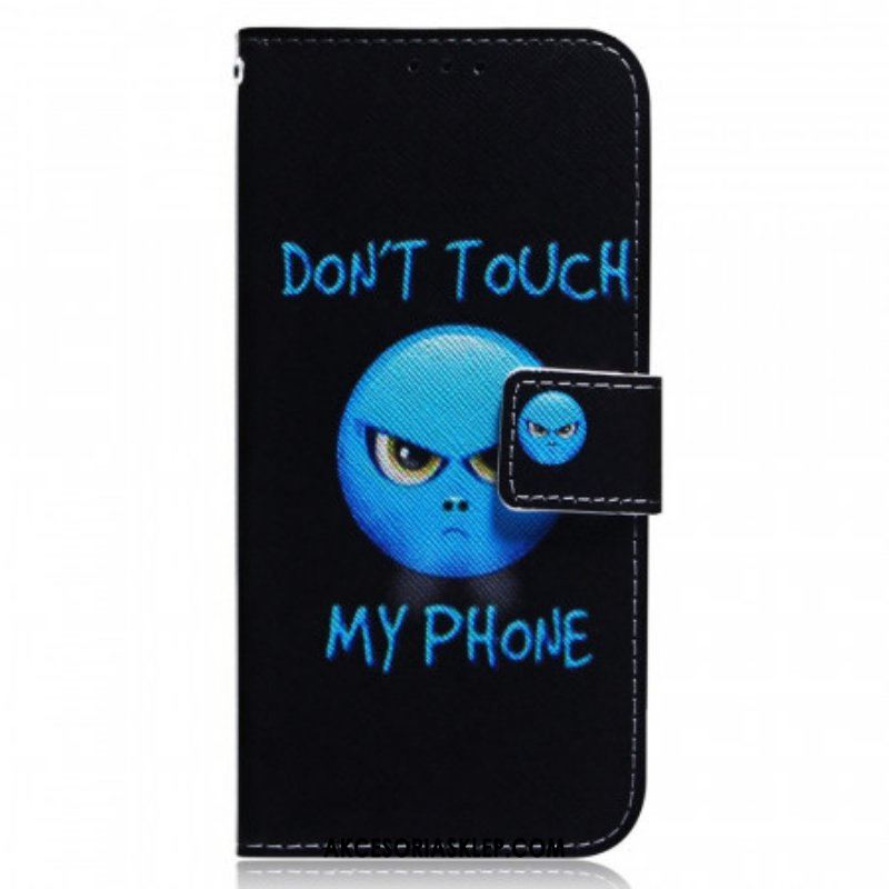 Etui Folio do Samsung Galaxy M33 5G Telefon Z Emotikonami