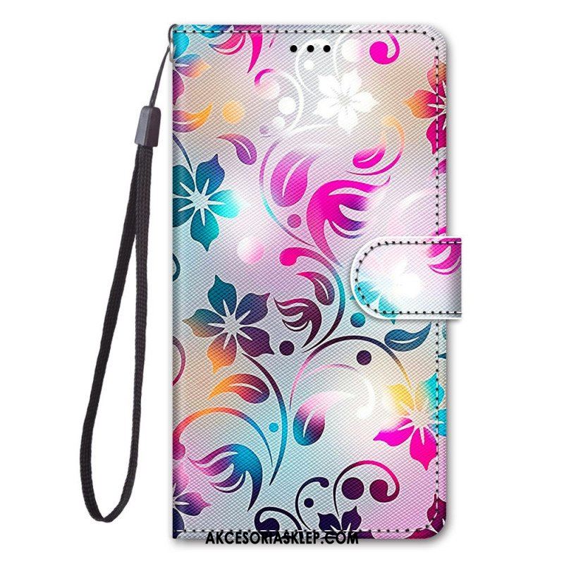 Etui Folio do Samsung Galaxy M53 5G Grafika Ze Smyczą