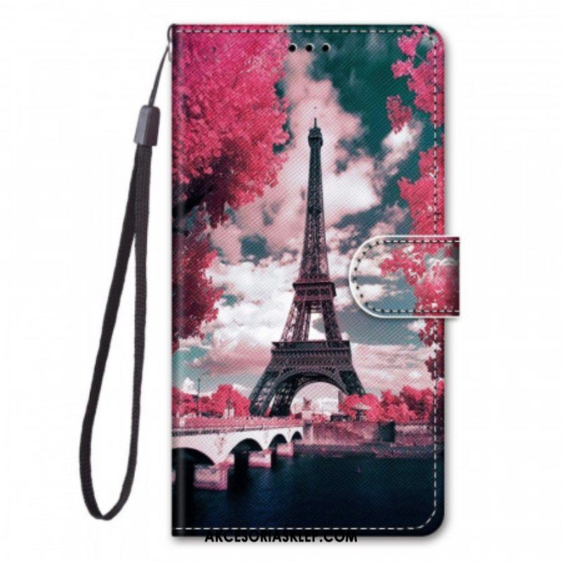 Etui Folio do Samsung Galaxy M53 5G Wieża Eiffla