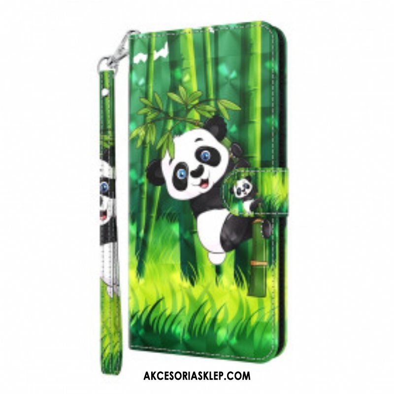 Etui Folio do Samsung Galaxy S21 Ultra 5G Panda I Bambus
