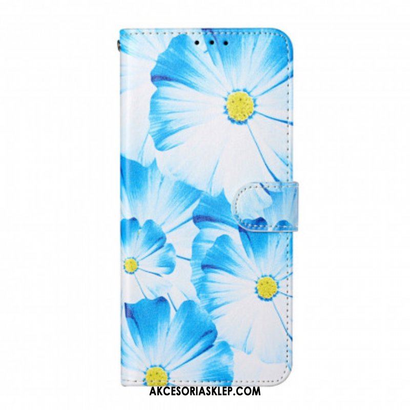 Etui Folio do Samsung Galaxy S21 Ultra 5G Szalone Kwiaty