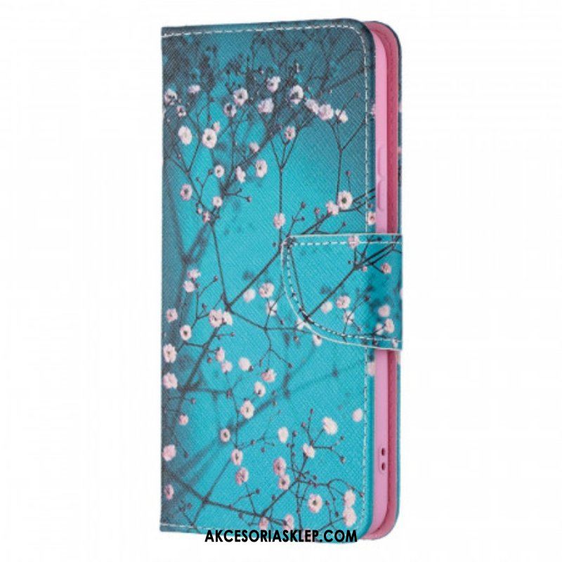 Etui Folio do Samsung Galaxy S22 Plus 5G Kwitnące Drzewo