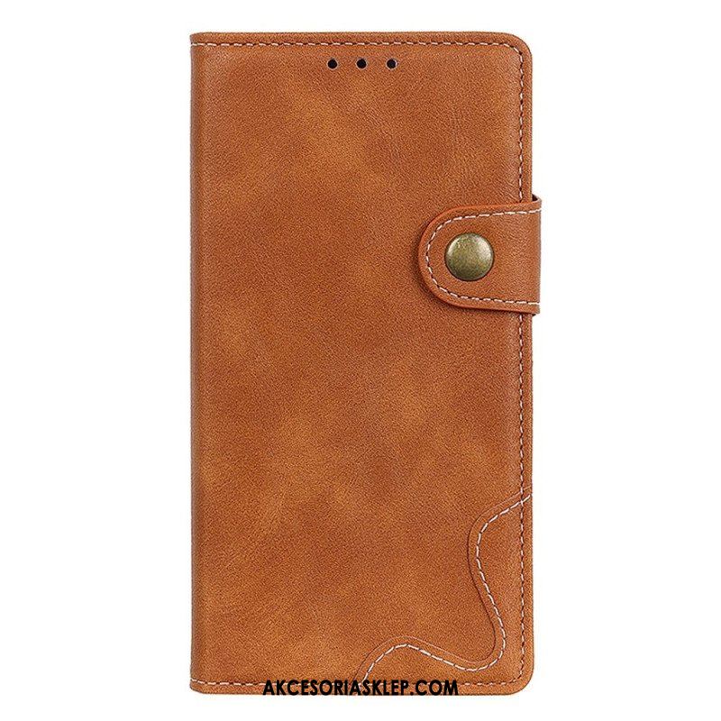 Etui Folio do Samsung Galaxy S23 5G Artystyczny Guzik
