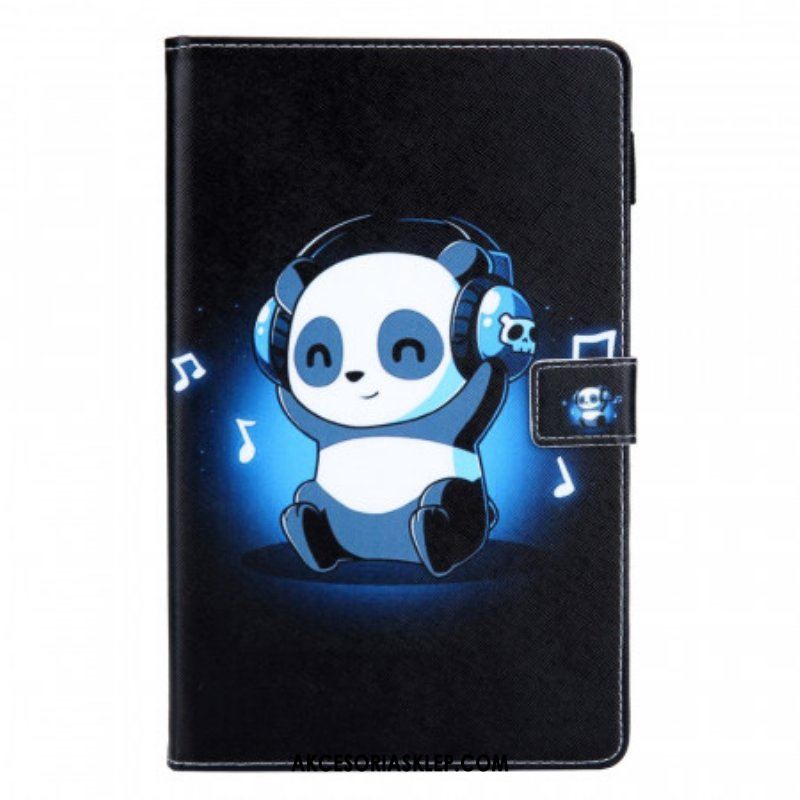 Etui Folio do Samsung Galaxy Tab A8 (2021) Zabawna Panda