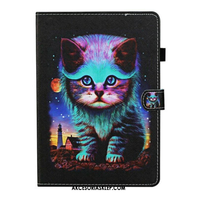 Etui Folio do Samsung Galaxy Tab S8 / Tab S7 Kot Elektryczny