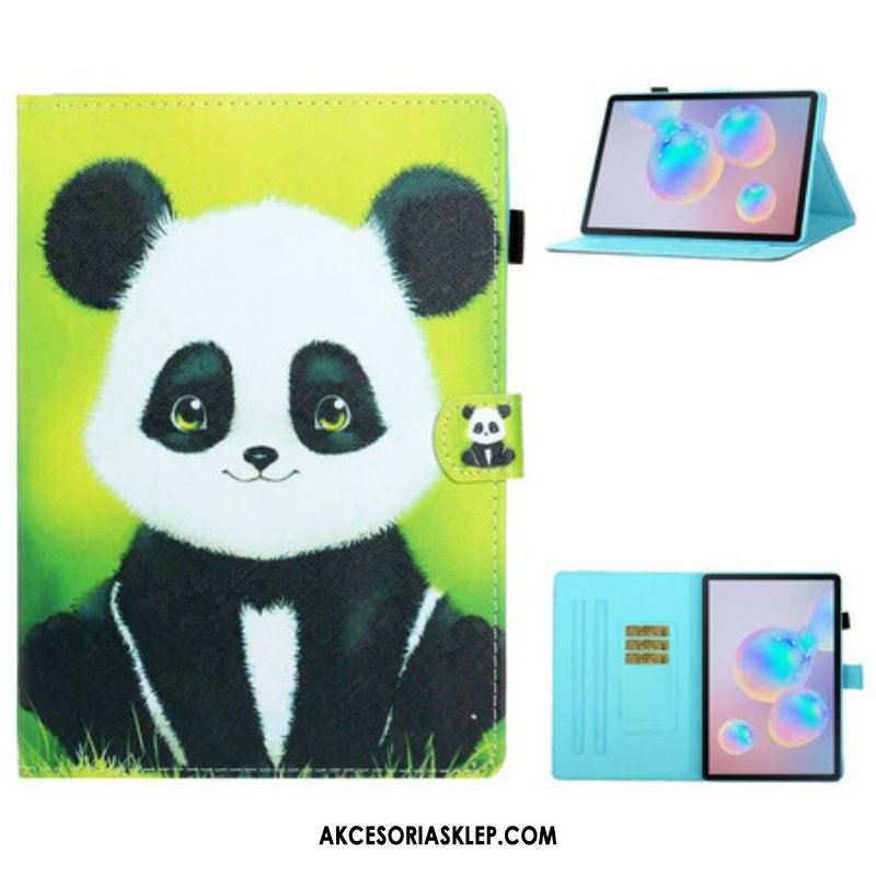 Etui Folio do Samsung Galaxy Tab S8 / Tab S7 Śliczna Panda