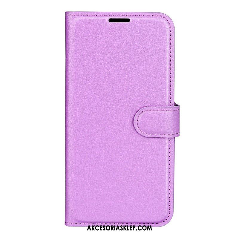 Etui Folio do Sony Xperia 1 IV Klasyczne Liczi