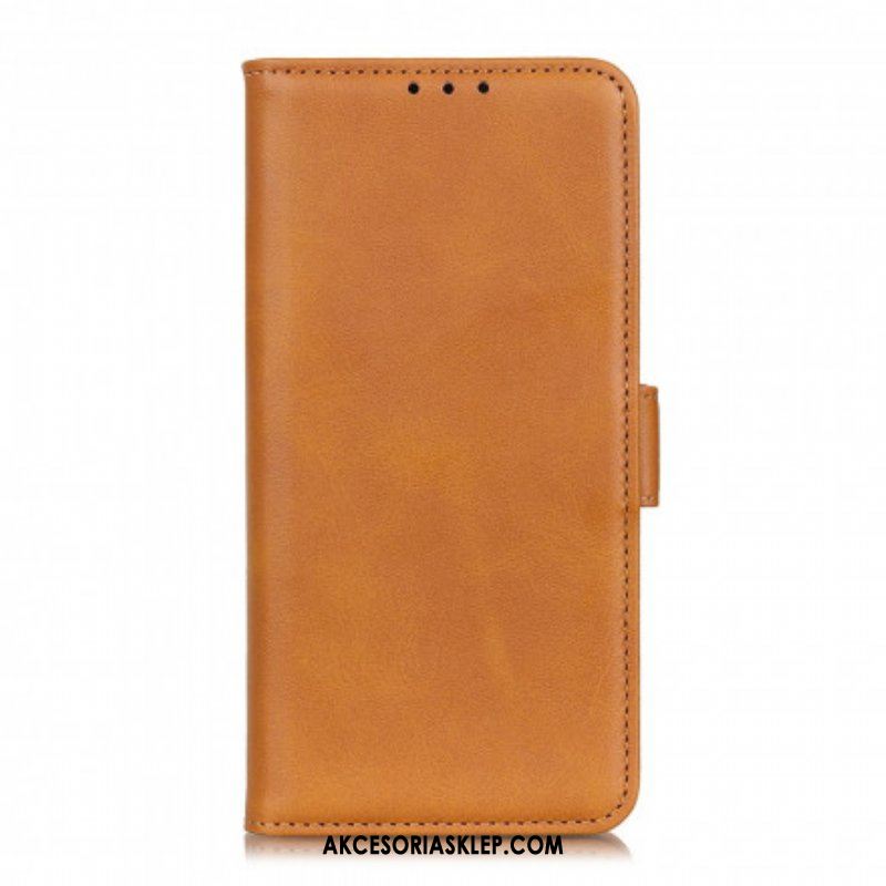 Etui Folio do Sony Xperia 5 III Skórzany Futerał Podwójna Klapa