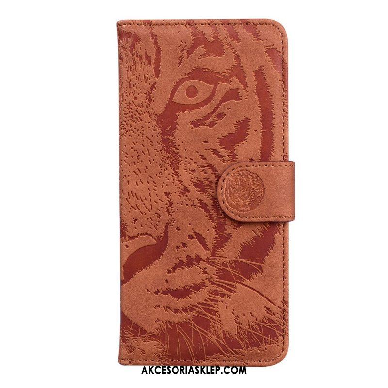 Etui Folio do Xiaomi 12 Pro Ślad Tygrysa