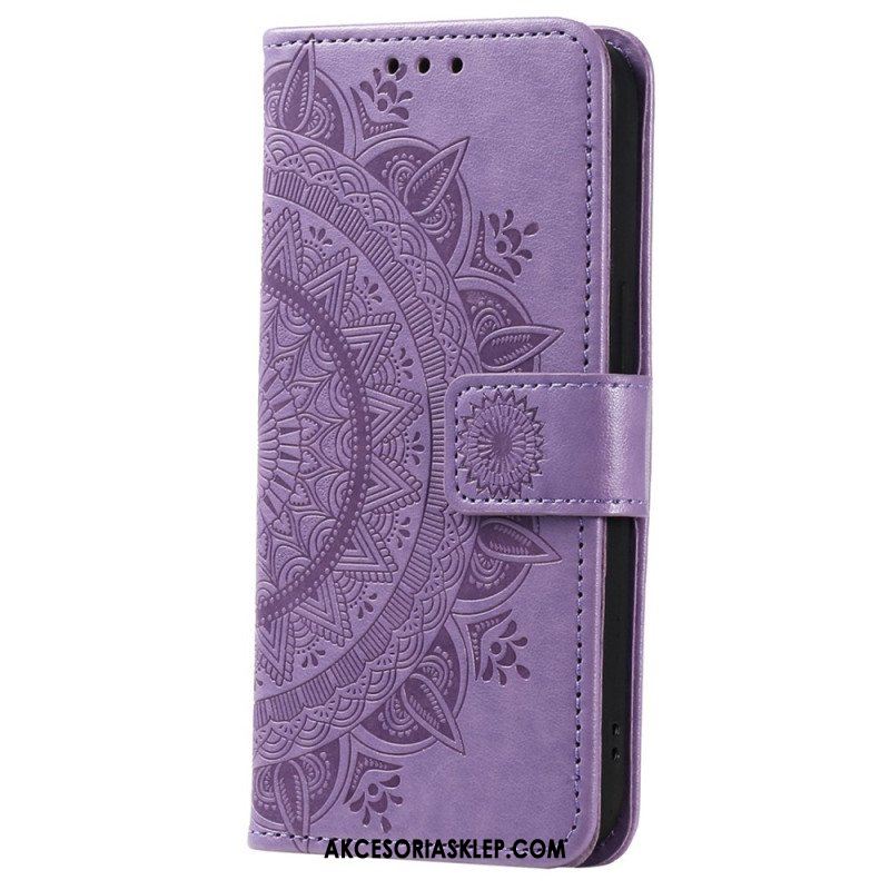 Etui Folio do Xiaomi 12T / 12T Pro Mandala Sun Ze Smyczą