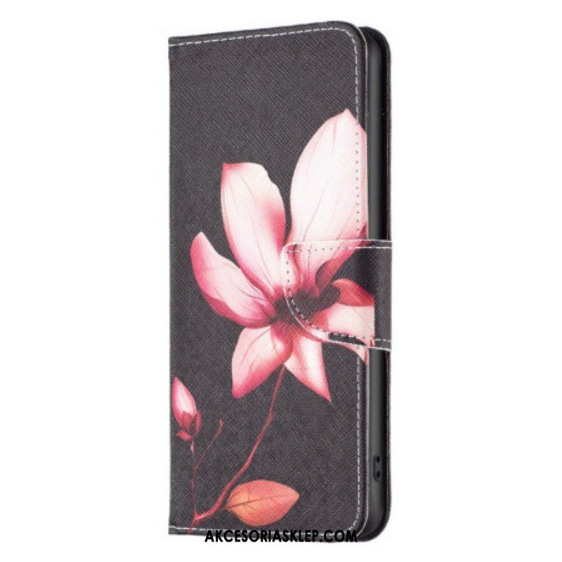 Etui Folio do Xiaomi 12T / 12T Pro Różowy Kwiat