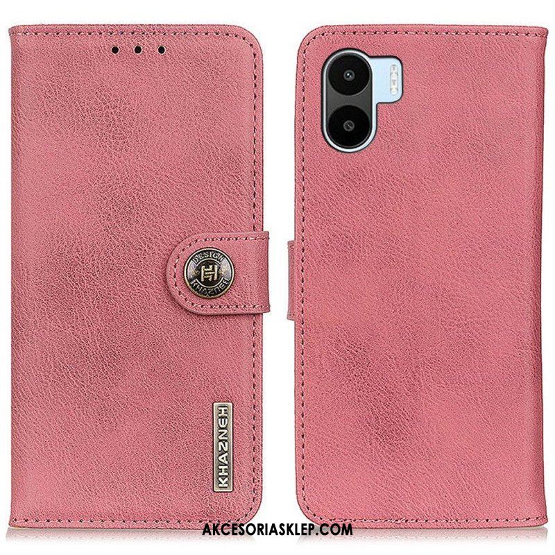 Etui Folio do Xiaomi Redmi A1 Imitacja Skóry Khazneh