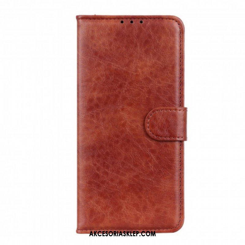 Etui Folio do Xiaomi Redmi Note 10 / 10S Teksturowana Sztuczna Skóra