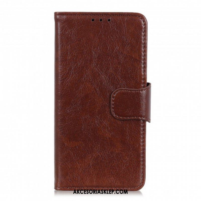 Etui Folio do Xiaomi Redmi Note 10 Pro Dwoina Skóry Nappa