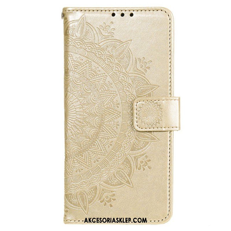 Etui Folio do Xiaomi Redmi Note 11 / 11S Mandala Słońca