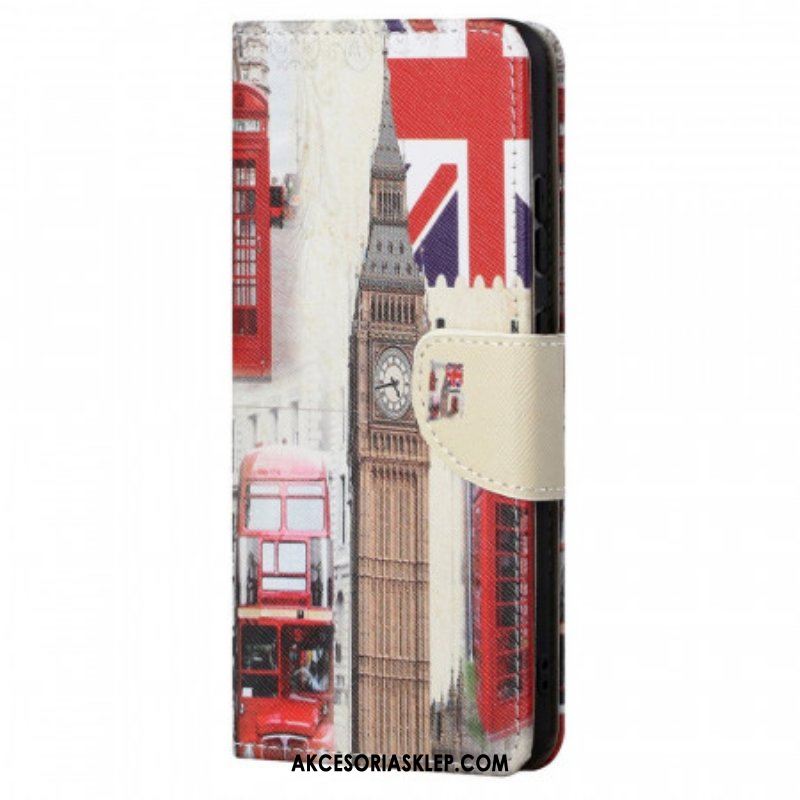 Etui Folio do Xiaomi Redmi Note 11 / 11S Życie W Londynie