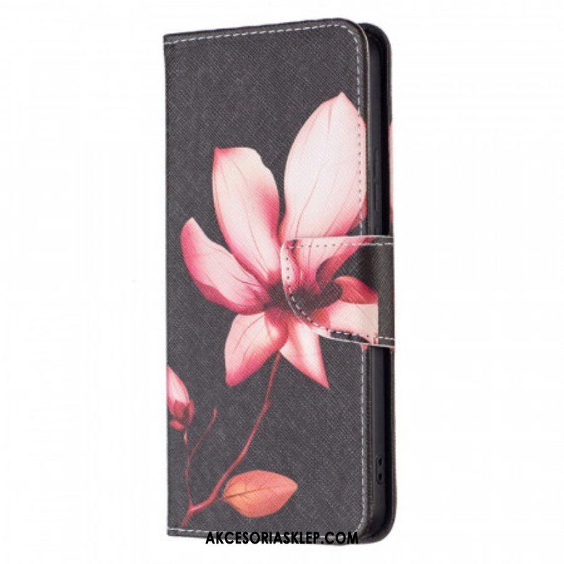 Etui Folio do Xiaomi Redmi Note 11 Pro Plus 5G Różowy Kwiat