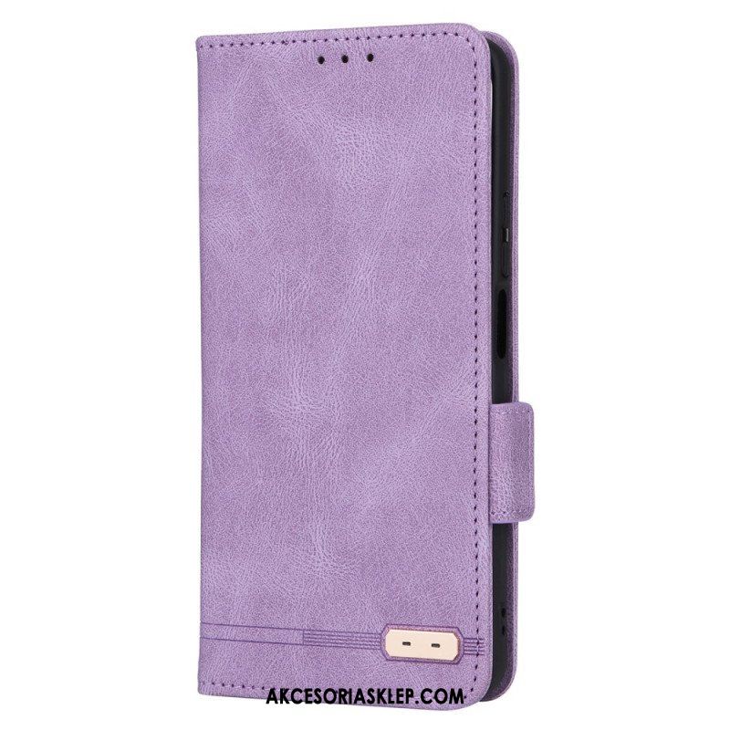 Etui Folio do Xiaomi Redmi Note 11 Pro Plus 5G Stylizacja Skóry