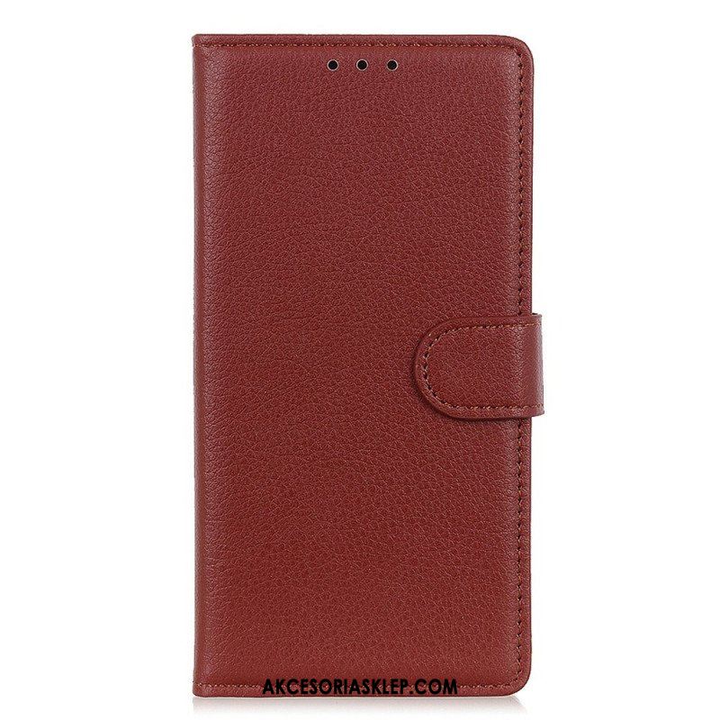 Etui Folio do Xiaomi Redmi Note 12 4G Tradycyjna Sztuczna Skóra