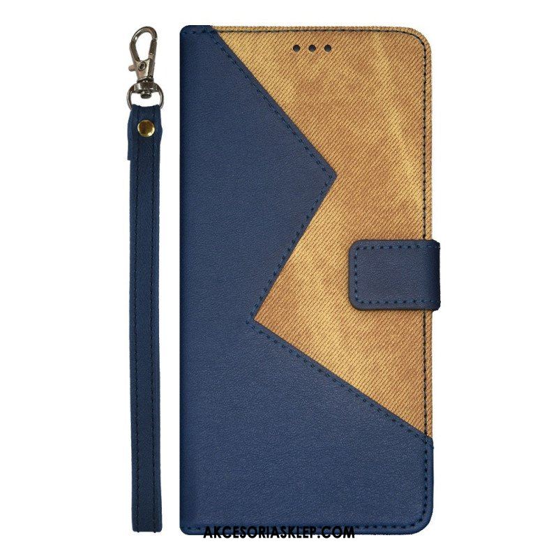 Etui Folio do Xiaomi Redmi Note 12 Pro Plus Dwukolorowy Idewei