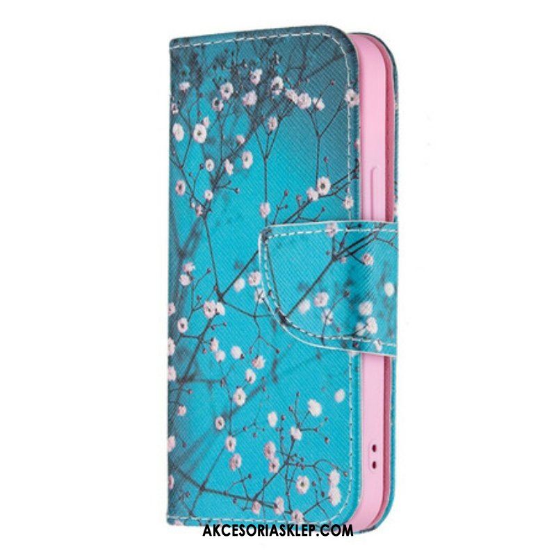 Etui Folio do iPhone 13 Mini Kwitnąca Gałąź