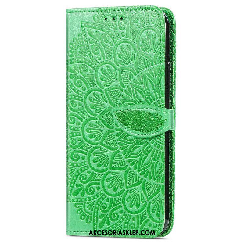 Etui Folio do iPhone 15 Pro Max Liść Plemienny