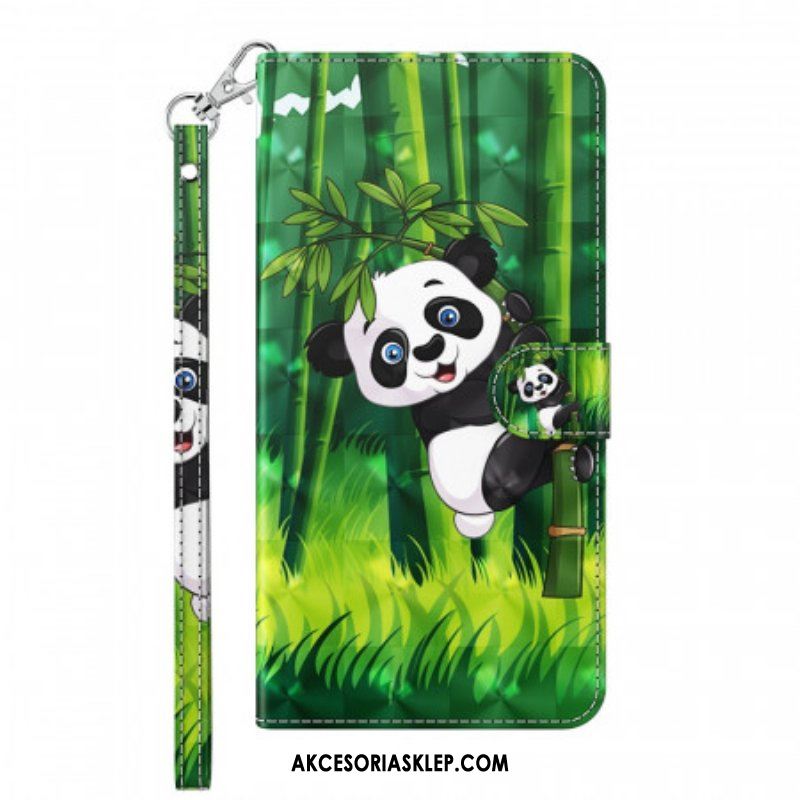 Etui Na Telefon Pokrowce do Samsung Galaxy A13 5G / A04s Panda I Bambus