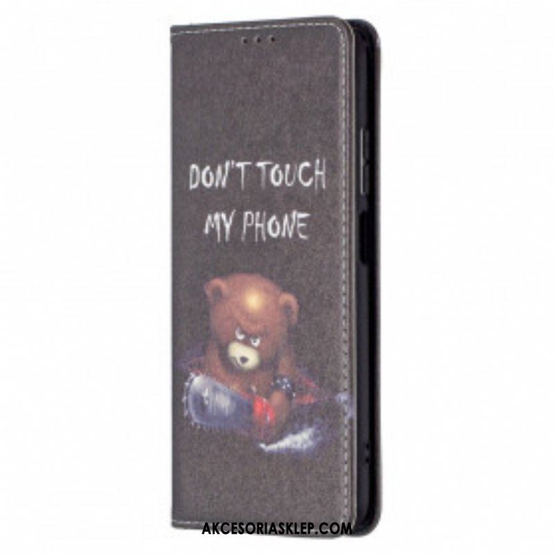 Etui Na Telefon do Poco M5s Etui Folio Niebezpieczny Niedźwiedź
