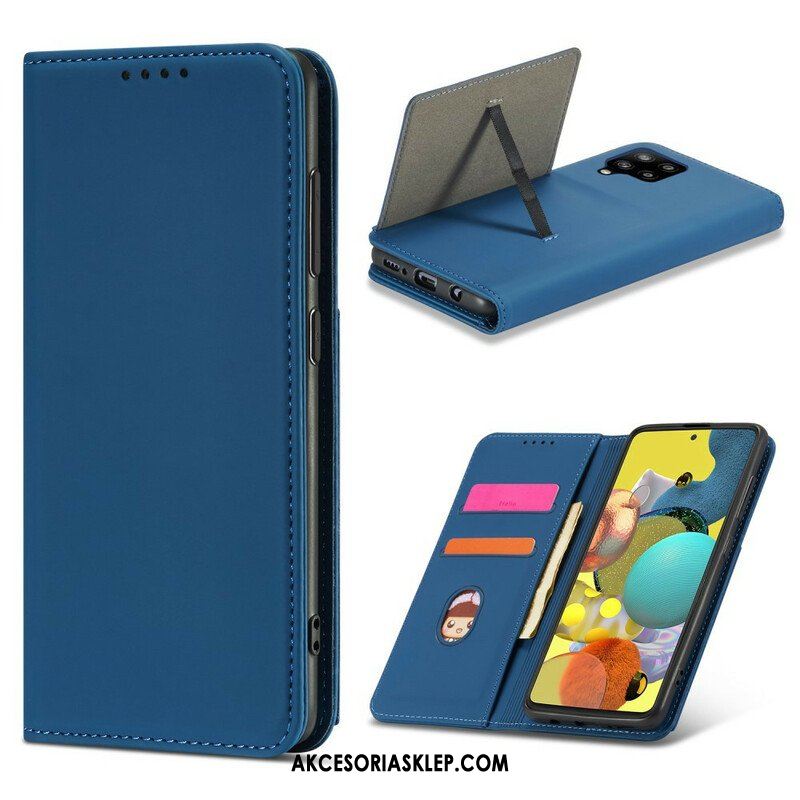 Etui Na Telefon do Samsung Galaxy A42 5G Etui Folio Stojak Na Karty