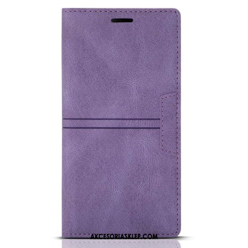 Etui Na Telefon do Samsung Galaxy A54 5G Etui Folio Stylowa Skórzana Moda