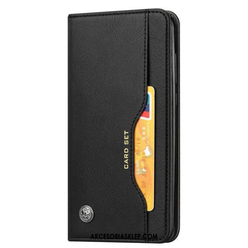 Etui Na Telefon do Samsung Galaxy M51 Etui Folio Etui Na Karty Ze Sztucznej Skóry