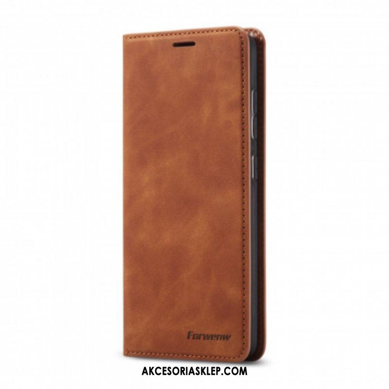 Etui Na Telefon do Samsung Galaxy S21 Plus 5G Etui Folio Forwenw Efekt Skóry