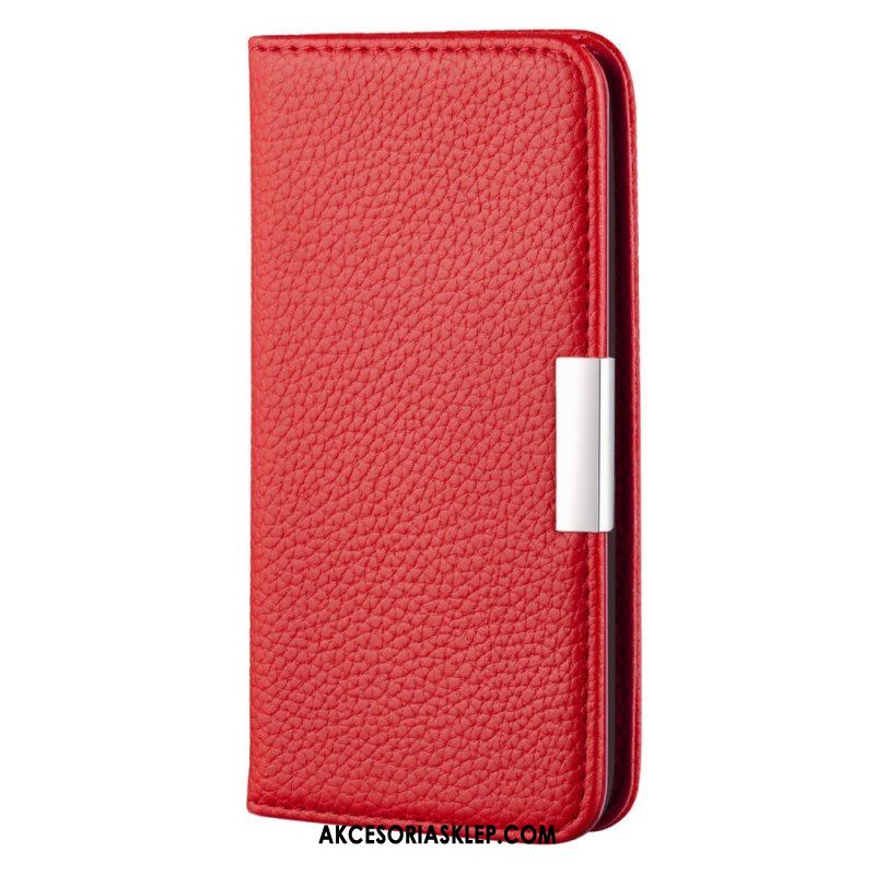 Etui Na Telefon do Samsung Galaxy S22 Plus 5G Etui Folio Liczi Ze Sztucznej Skóry Ultra Szykowny