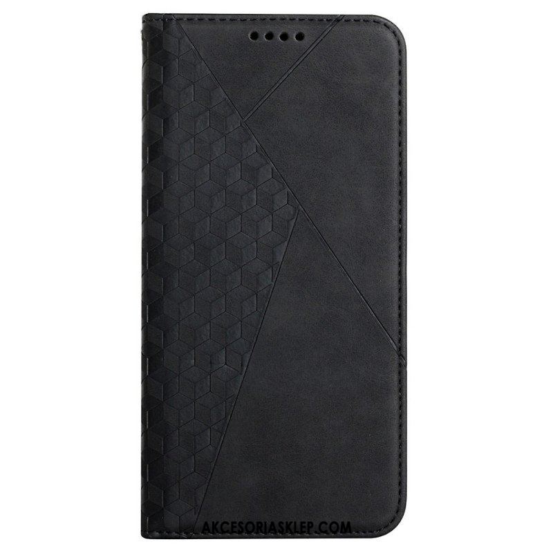 Etui Na Telefon do Samsung Galaxy S22 Plus 5G Etui Folio Styl Skóry O Fakturze Diamentu