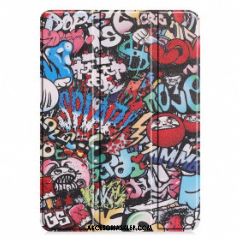 Etui Na Telefon do iPad Pro 11" (2022) Uchwyt Na Długopis Graffiti