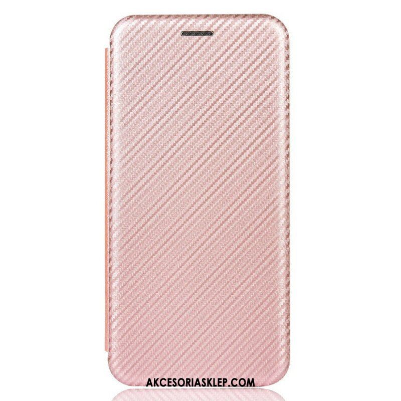 Etui Na Telefon do iPhone 13 Pro Max Etui Folio Włókno Węglowe