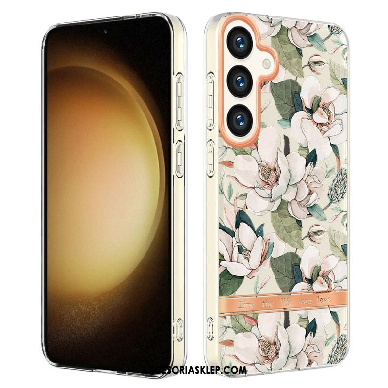 Etui Samsung Galaxy S24 5g Seria Kwiatowa