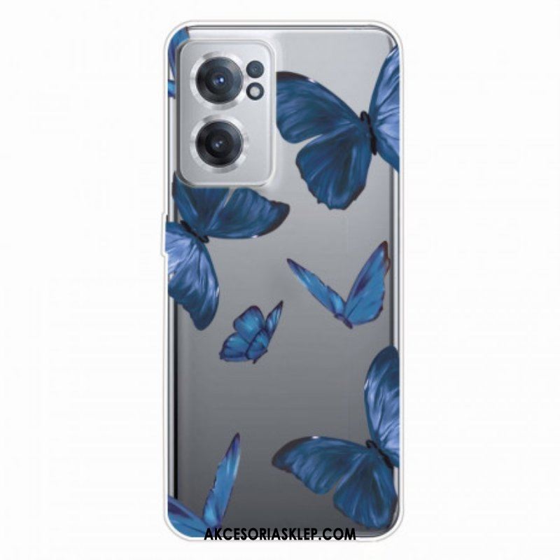 Etui do OnePlus Nord CE 2 5G Ciemne Motyle