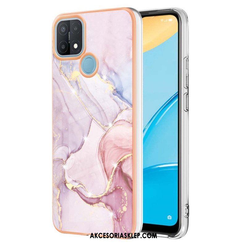 Etui do Oppo A15 Marmur