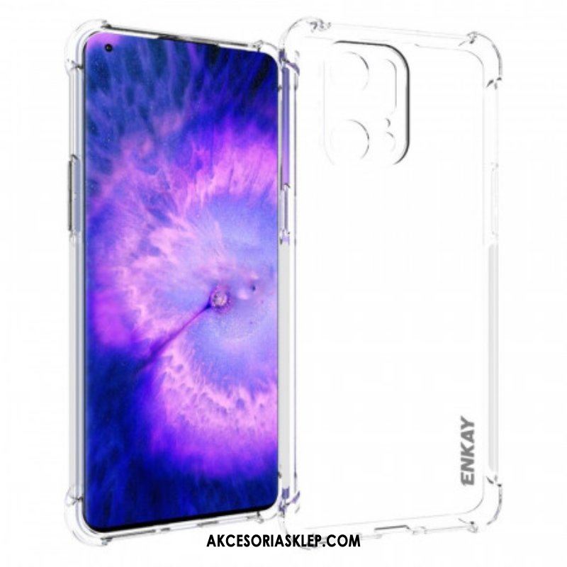 Etui do Oppo Find X5 Pro Przezroczysty Enkay