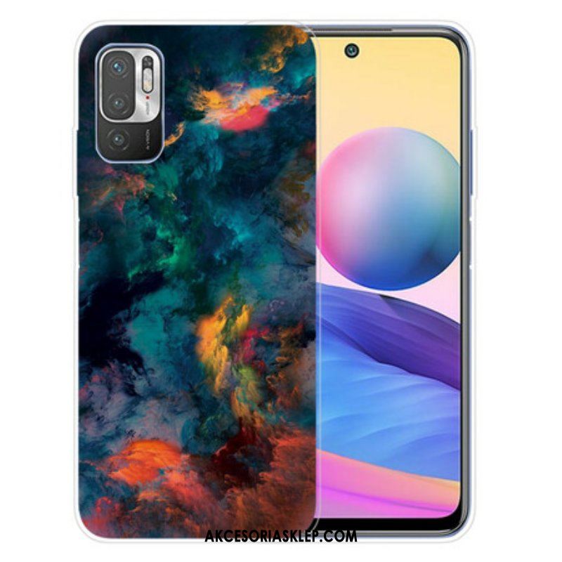 Etui do Poco M3 Pro 5G Kolorowe Chmury