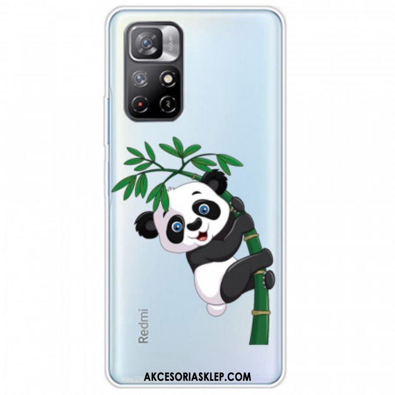 Etui do Poco M4 Pro 5G Panda Na Bambusie