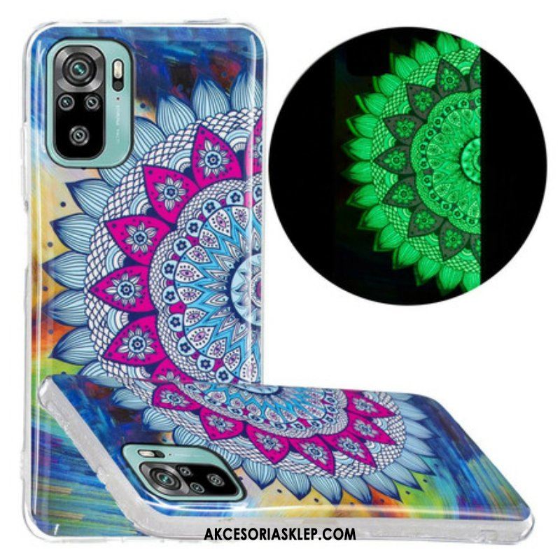 Etui do Poco M5s Fluorescencyjna Kolorowa Mandala