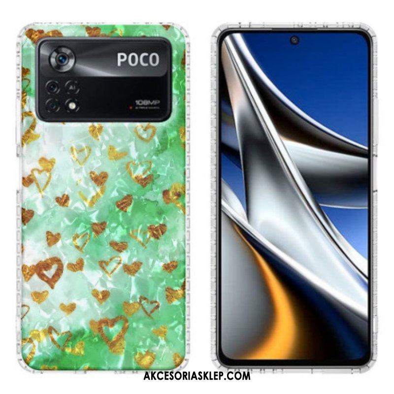 Etui do Poco X4 Pro 5G Stylowe Serca