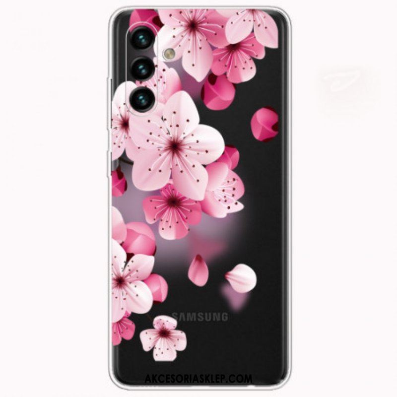 Etui do Samsung Galaxy A13 5G / A04s Małe Różowe Kwiaty